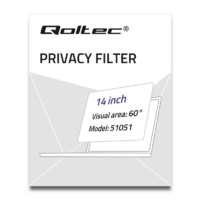 Qoltec Qoltec RODO GDPR 14" Betekintésvédelmi monitorszűrő (51051)