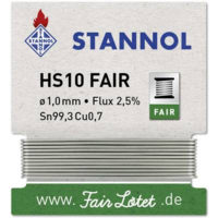 Stannol Forrasztóón Tekercs Stannol HS10-Fair Sn99.3Cu0.7 5 g 1.0 mm (599106)