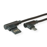 Roline Roline USB-A 2.0 --> USB micro B összekötő kábel 1.8m (11.02.8721-10) (11.02.8721-10)
