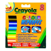 Crayola Crayola 8 db lemosható vastag filctoll fehér táblára (8223) (cray8223)