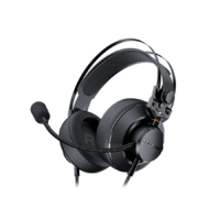 COUGAR GAMING Cougar I VM410 I 3H550P53B.0002 I Headset I 53mm Driver / 9.7mm noise cancelling Mic. / Stereo 3.5mm 4-pole and 3-pole PC adapter / Suspended Headband / Black (CGR-P53B-550)