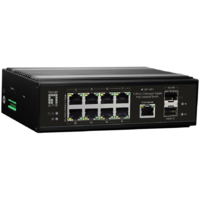 Level One LevelOne IGP-1061 hálózati kapcsoló Vezérelt L2 Gigabit Ethernet (10/100/1000) Ethernet-áramellátás (PoE) támogatása Fekete (IGP-1061)