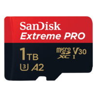 Sandisk 1TB microSDXC Sandisk Extreme Pro 200/140 MB/s, A2 C10 V30 UHS-I U3 + adapter (SDSQXCD-1T00-GN6MA / 214508) (SDSQXCD-1T00-GN6MA / 214508)