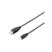 Equip Equip 128523 USB kábel 1,8 M USB 2.0 USB A Micro-USB B Fekete (128523)