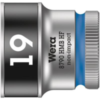 Wera Wera 8790 HMB HF 05003753001 Külső hatlap Dugókulcs betét 19 mm 3/8 (10 mm) (05003753001)