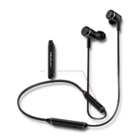 Qoltec Qoltec Long life Magnetic Bluetooth sport fülhallgató- Fekete (50816)