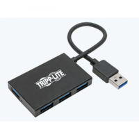 Eaton Tripp Lite U360-004-4A-AL hálózati csatlakozó USB 3.2 Gen 1 (3.1 Gen 1) Type-A 5000 Mbit/s Fekete (U360-004-4A-AL)