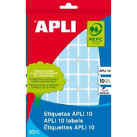 APLI APLI 25x40 mm kézzel írható etikett, kerekített sarkú, zöld 128 darab (LCA2757) (LCA2757)