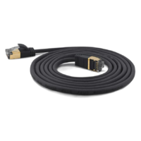 Wantec Wantec Patchkabel SSTP CAT7 Ste. CAT6a d=4mm 20,00m schwarz (7209)