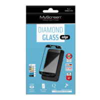 MyScreen MYSCREEN DIAMOND GLASS EDGE képernyővédő üveg (2.5D, full glue, teljes felületén tapad, karcálló, 0.33 mm, 9H) FEKETE [Samsung Galaxy A10 (SM-A105F)] (MD4220TG DEFG BLACK)