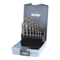RUKO RUKO 245051RO Gépi menetfúró készlet 14 részes (245051RO)