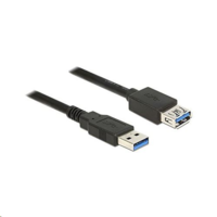 DeLock Delock 85057 USB 3.0 Type-A apa > USB 3.0 Type-A anya hosszabbító kábel, 3m, fekete (85057)