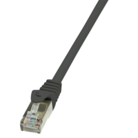 LogiLink LogiLink EconLine F/UTP patch kábel CAT6 10m fekete (CP2093S) (CP2093S)
