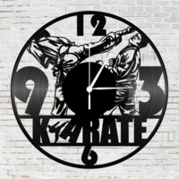 N/A Bakelit falióra - Karate (WDWR-bko-00255)