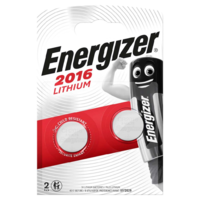 Energizer Energizer CR2016 Gombelem Lítium 100 mAh 3V 2db (638711) (e638711)
