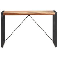 vidaXL tömör fa étkezőasztal paliszander felülettel 120 x 60 x 75 cm (321539)