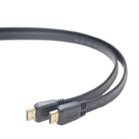 Gembird Gembird Cablexpert HDMI male-male lapos kábel 1m fekete (CC-HDMI4F-1M) (CC-HDMI4F-1M)