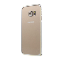 Love Mei LOVE MEI telefonvédő alumínium keret (BUMPER) EZÜST [Samsung Galaxy S6 EDGE (SM-G925F)] (5996457586592)