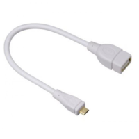 Hama Hama USB A aljzat / Micro USB OTG adapter kábel 0,15 m fehér (54518) (54518)