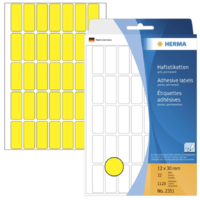 HERMA HERMA Vielzwecketiketten gelb 12x30 mm Papier matt 1120 St. (2351)