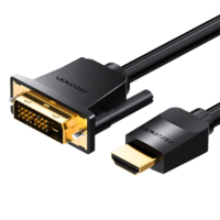 Vention Vention HDMI - DVI átalakító kábel 1m fekete (ABFBF) (ABFBF)