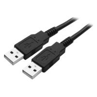 Sencor Sencor SCO 509-015 USB 2.0-A apa - USB 2.0-A apa Összekötő kábel 1.5m - Fekete (SCO 509-015)