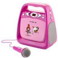 GOGEN GOGEN MAXI KARAOKE hordozható CD/USB lejátszó gyerekeknek rózsaszín (GOGMAXIKARAOKEP)