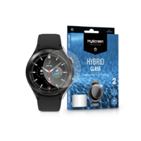 MyScreen Protector Samsung Galaxy Watch 4 Classic (42 mm) rugalmas üveg képernyővédő fólia - MyScreen Protector Hybrid Glass - 2 db/csomag - transparent (LA-2289)