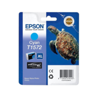 Epson Epson Turtle T1572 tintapatron 1 dB Eredeti Nagy (XL) kapacitású Cián (C13T15724010)