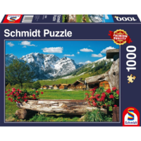 Schmidt Schmidt Hegyi paradicsom, 1000 db-os puzzle (58368, 18522-182) (58368, 18522-182)