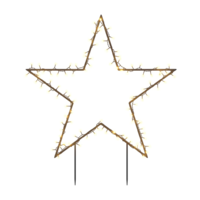 vidaXL karácsonyi csillag fénydekoráció 115 LED 85 cm (357715)