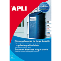 Apli Apli 64,6x33,8mm poliészter Etikett időjárásálló 480 etikett/csomag (01226)