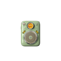 Divoom Divoom Beetles FM Bluetooth hangszóró rádióval zöld (Divoom Beetles FM zöld)