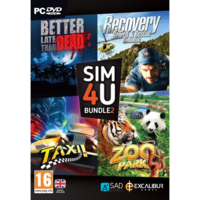 Excalibur Publishing SIM4U Bundle 2 - Better Late Than Dead, Recovery SandR, Taxi, Zoo Park (PC - Dobozos játék)