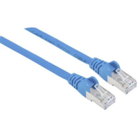 Intellinet RJ45 Hálózat Csatlakozókábel CAT 6A S/FTP 3.00 m Kék Fólia árnyékolás, Fonat árnyékolás, Árnyékolt, HDMI-re alkalmas, Halogénmentes Intellinet (740913)