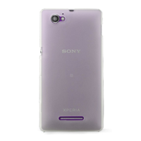 gigapack Szilikon telefonvédő ÁTLÁTSZÓ FEHÉR [Sony Xperia M (C1905)] (5996457384150)