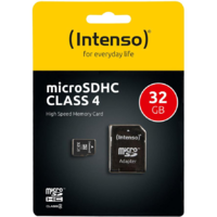 Intenso SD MicroSD Card 32GB Intenso inkl. SD Adapter (3403480)