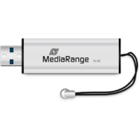 MediaRange STICK MEDIARANGE MR915 - 16 GB - USB Type-A / Micro-USB - 3.2 Gen - Dia - Schwarz - Silber (MR915)