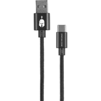 Egyéb Spartan Gear 66085 USB-A apa - USB-C apa 3.0 Adat és töltő kábel - Fekete (2m) (66085)
