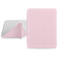 Devia Apple iPad 10.2 (2019/2020/2021) tablet tok (Smart Case) on/off funkcióval, Apple Pencil tartóval - Gremlin Series Case With Pencil Slot - pink (ST378836)