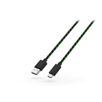 Venom Venom USB-A - USB Type-C töltőkábel 2 m-es vezetékkel - fekete/zöld (VS0001)