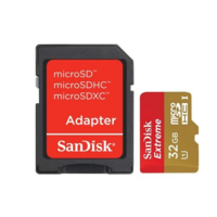 Sandisk Sandisk 32GB microSDHC Extreme UHS-I Class10 + adapter (SDSDQX-032G/123820)