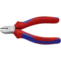 KNIPEX Oldalcsípőfogó DIN ISO 5749, lágy/közepes/kemény huzal max.: O 3/2,3/1,5 mm, Knipex 70 02 125 (70 02 125)