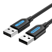 Vention Vention USB 2.0 A kábel 0,25m fekete (COJBC) (COJBC)