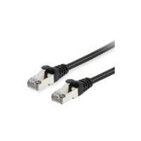 Equip Equip 606101 hálózati kábel Fekete 0,25 M Cat6a S/FTP (S-STP) (606101)