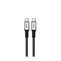 TB TB AKTBXIACCTB200B USB-C apa - USB-C/Thunderbolt apa 4.0 Adat és töltőkábel - Fekete (2m) (AKTBXIACCTB200B)