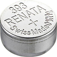 Renata 393 gombelem, ezüstoxid, 1,55V, 80 mAh, Renata SR754W, SR48, SR754, V393, D393, 255, F, SB-B3, RW48, BS15, B-SR48H (393.CU MF)