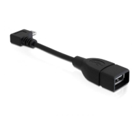 Accura Accura ACC2119 USB-A anya - Micro USB apa 90° OTG adapter - Fekete (ACC2119)