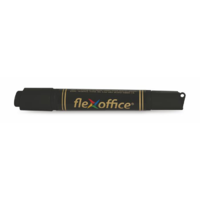 Flexoffice Flexoffice PM04 0.8/0.6 mm Alkohos marker kétvégű - Fekete (OW-8716/OW-7424)