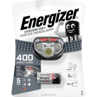 Energizer LED-es fejlámpa, elemes, 250 lm 80 m 50 óra, Energizer Vision HD+ Focus E300280700 (E300280700)